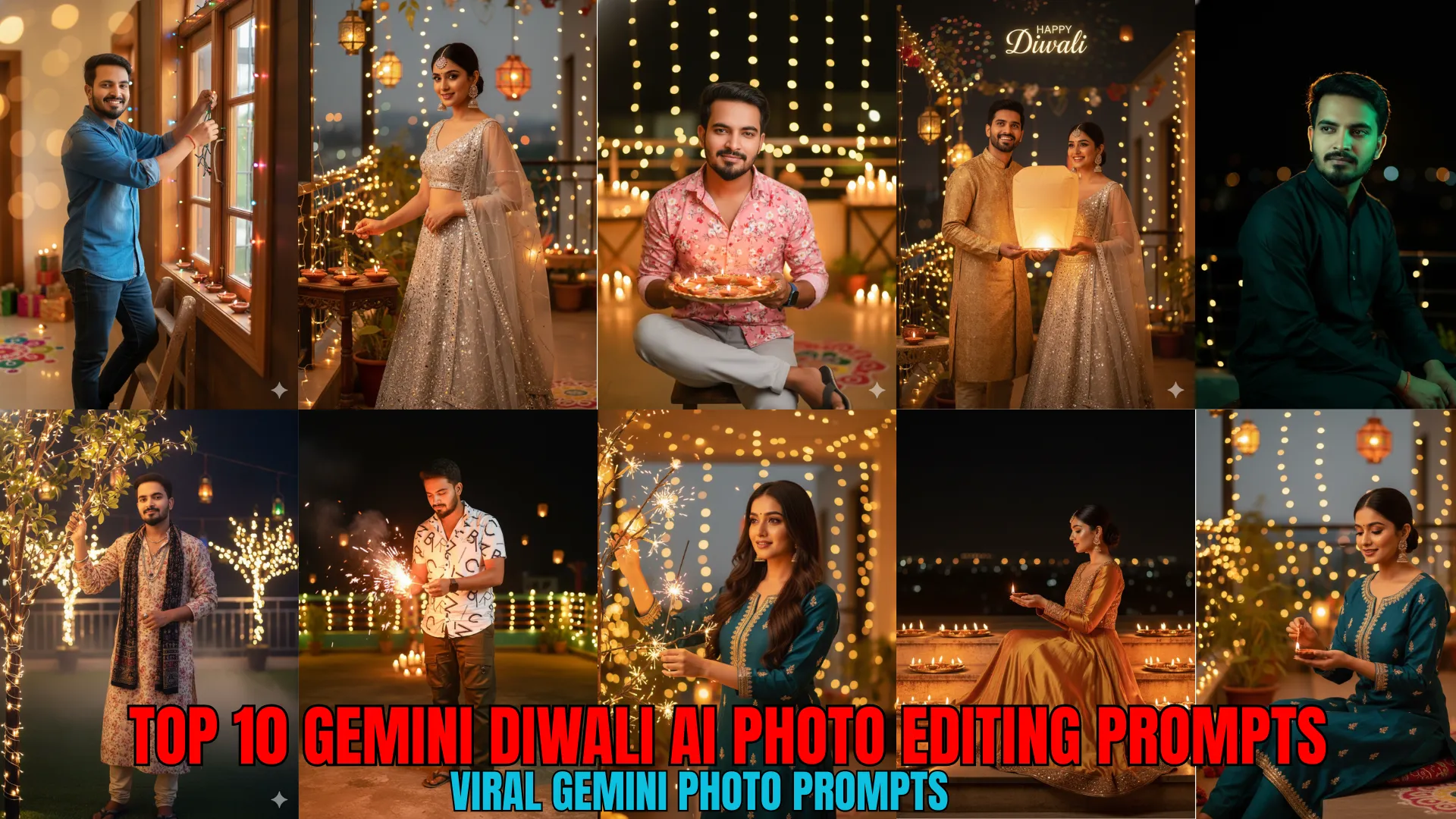 Gemini Diwali AI Photo Editing Prompt