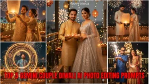 Gemini Couple Diwali AI Photo Editing Prompts