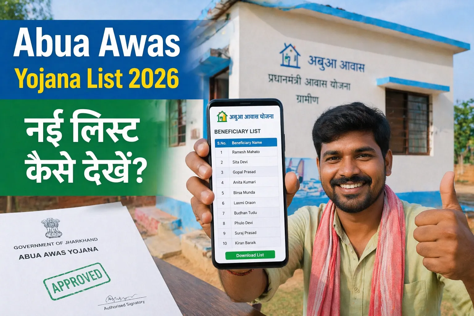 Abua Awas Yojana List